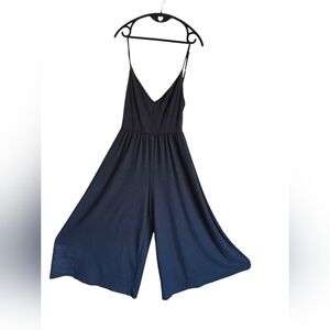 Poof Brand Black Pant Suit Spaghetti Strap Women's SZ S NWT